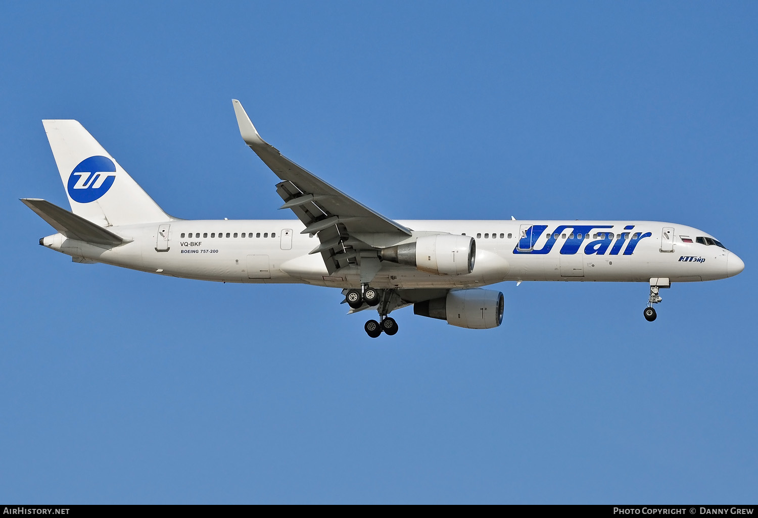 Aircraft Photo of VQ-BKF | Boeing 757-2Q8 | UTair | AirHistory.net #157504