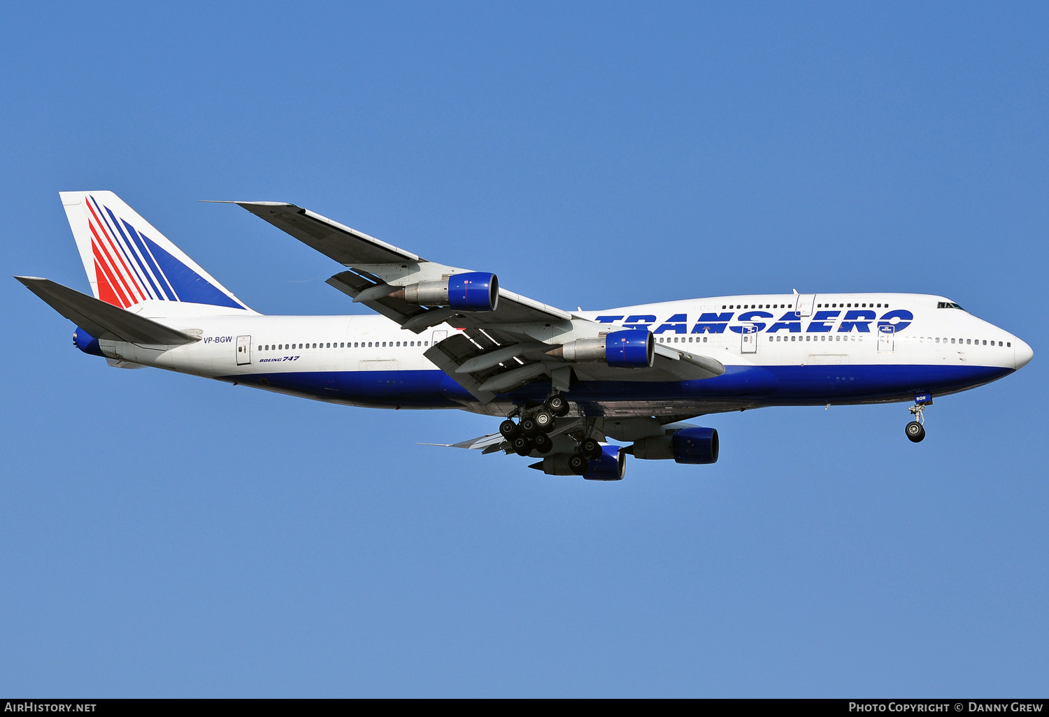 Aircraft Photo of VP-BGW | Boeing 747-346SR | Transaero Airlines | AirHistory.net #157506