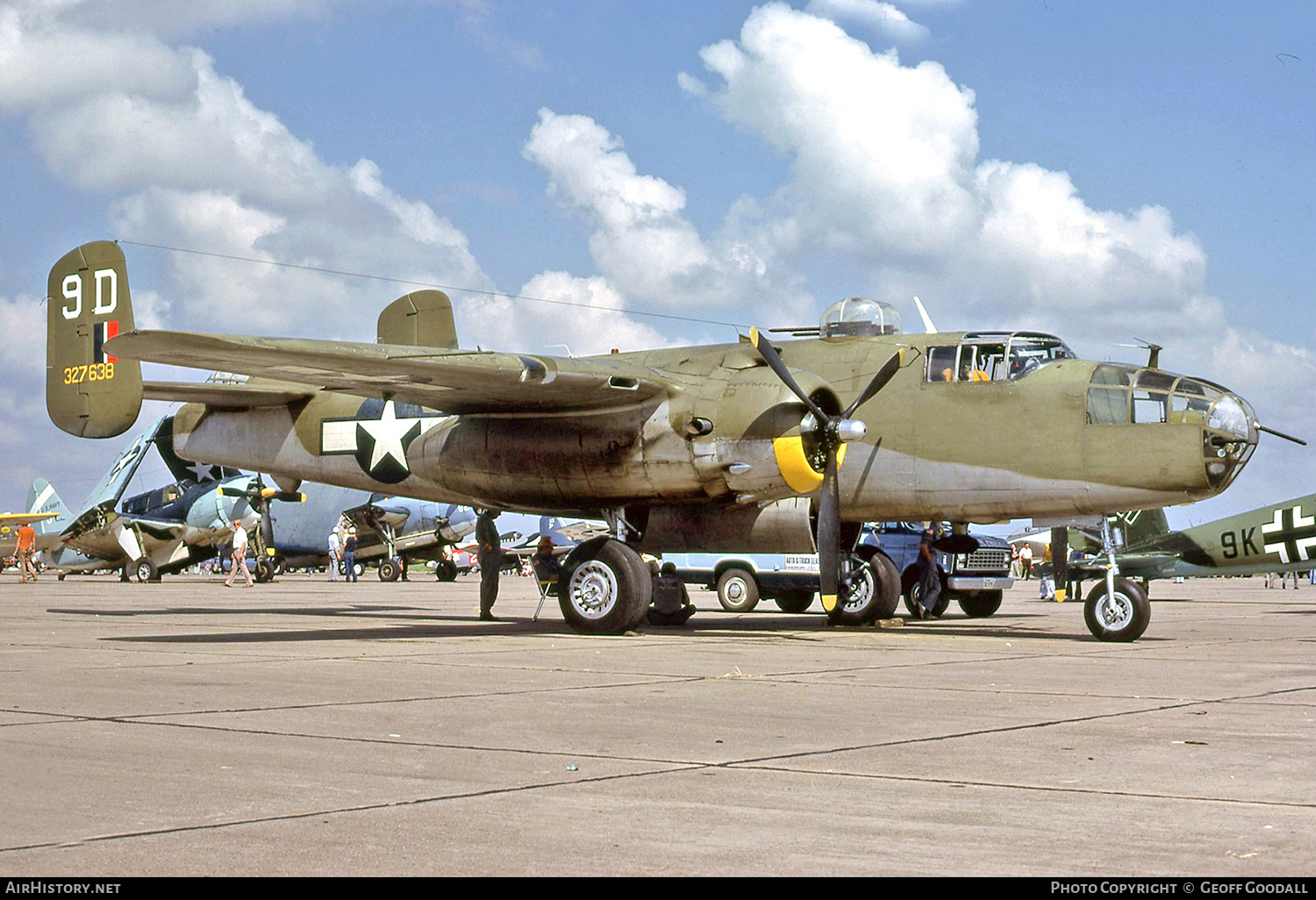 Aircraft Photo of N9456Z / 327638 | North American B-25J Mitchell | USA - Air Force | AirHistory.net #157520