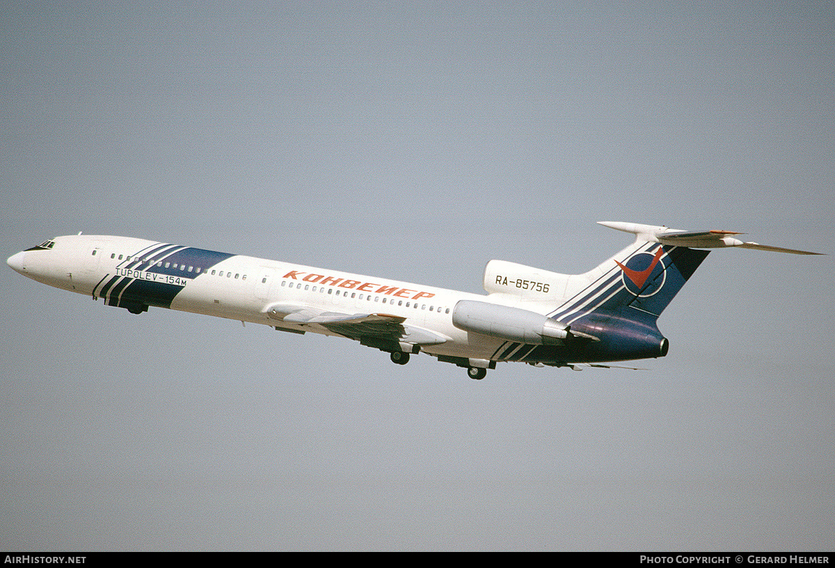 Aircraft Photo of RA-85756 | Tupolev Tu-154M | Konveyer Aviakompaniya | AirHistory.net #157564