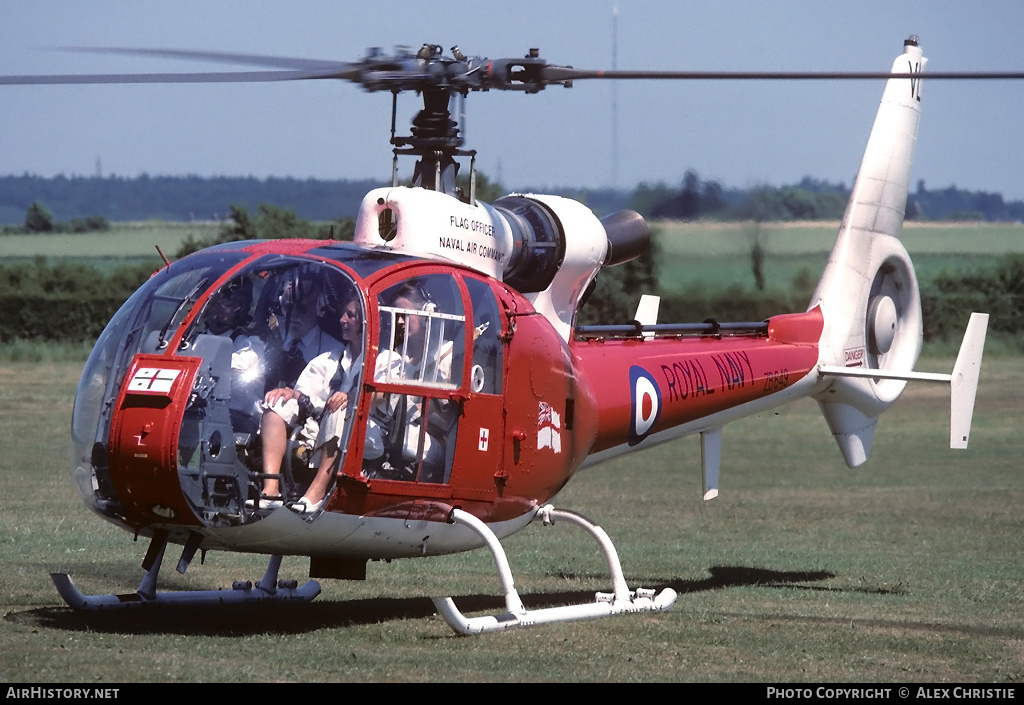 Aircraft Photo of ZB649 | Aerospatiale SA-341C Gazelle HT2 | UK - Navy | AirHistory.net #157589