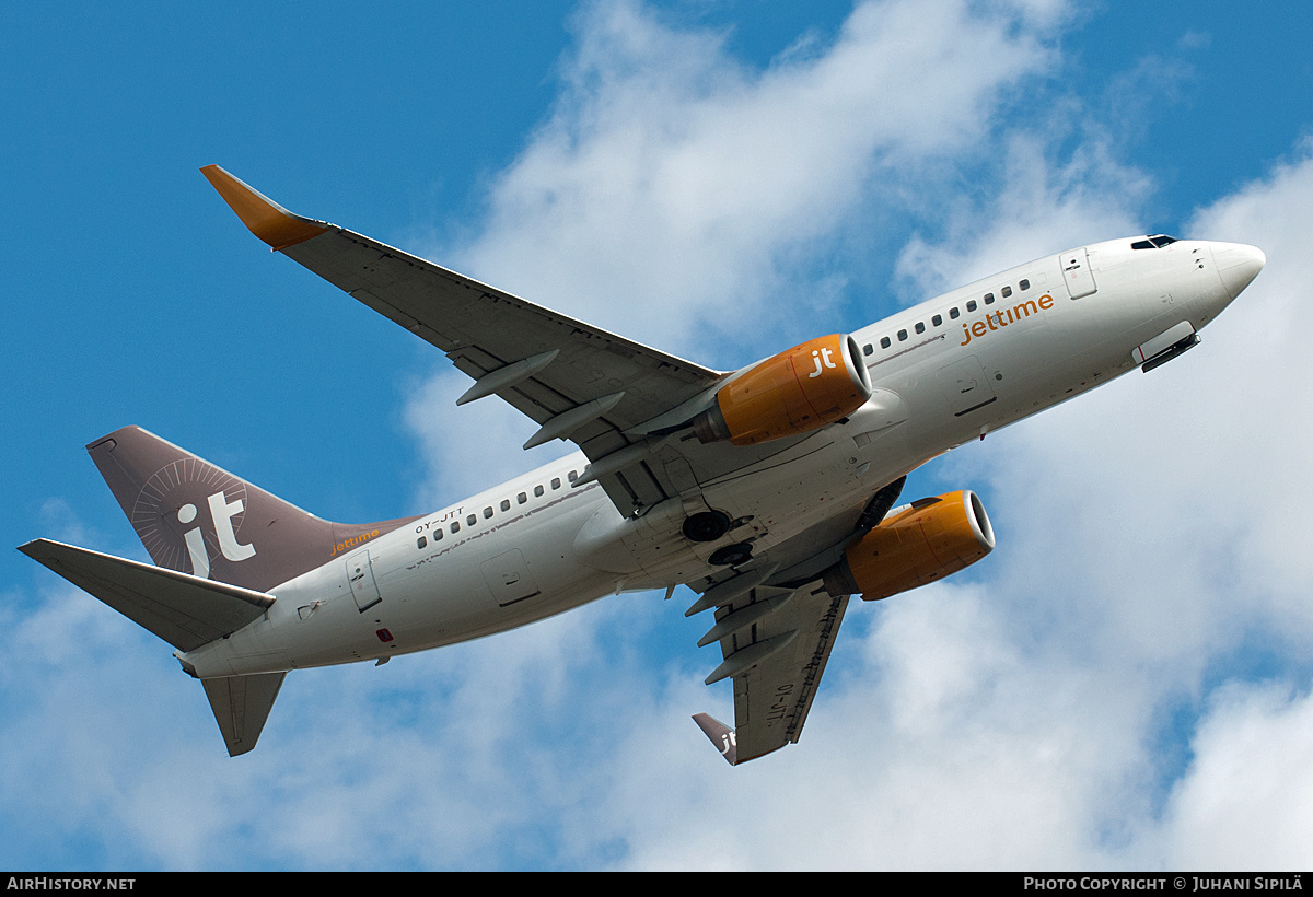 Aircraft Photo of OY-JTT | Boeing 737-73S | Jettime | AirHistory.net #157591