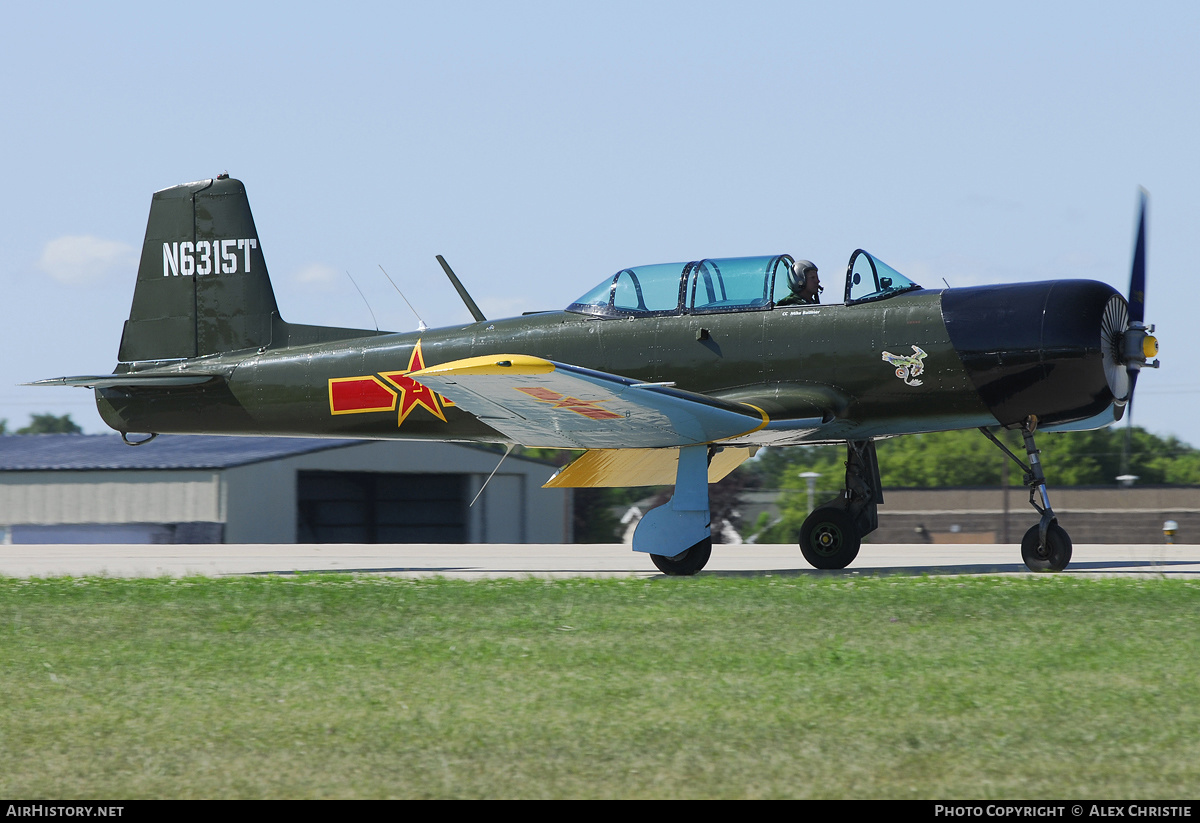 Aircraft Photo of N6315T | Nanchang CJ-6A | China - Air Force | AirHistory.net #157607