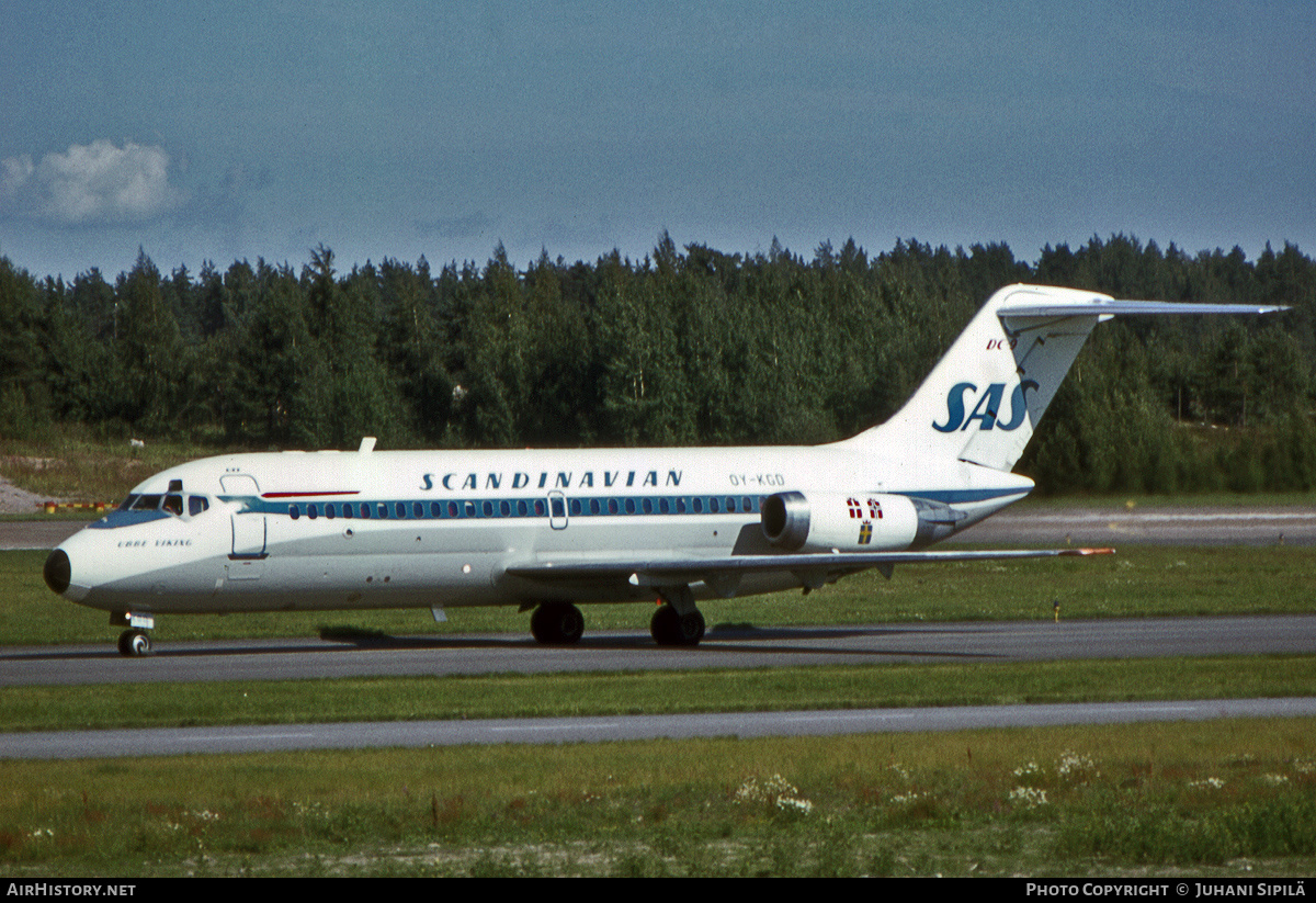 Aircraft Photo of OY-KGD | McDonnell Douglas DC-9-21 | Scandinavian Airlines - SAS | AirHistory.net #157609