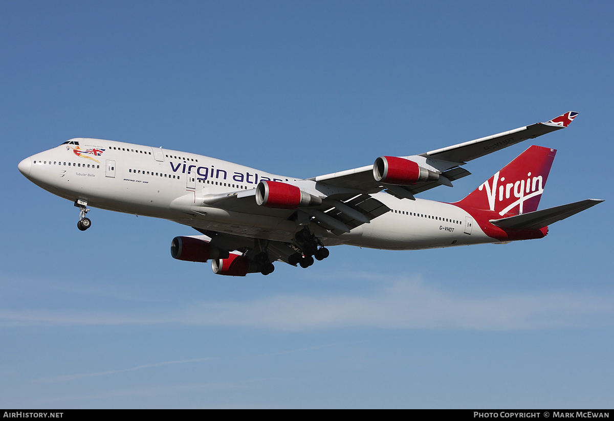 Aircraft Photo of G-VHOT | Boeing 747-4Q8 | Virgin Atlantic Airways | AirHistory.net #157630