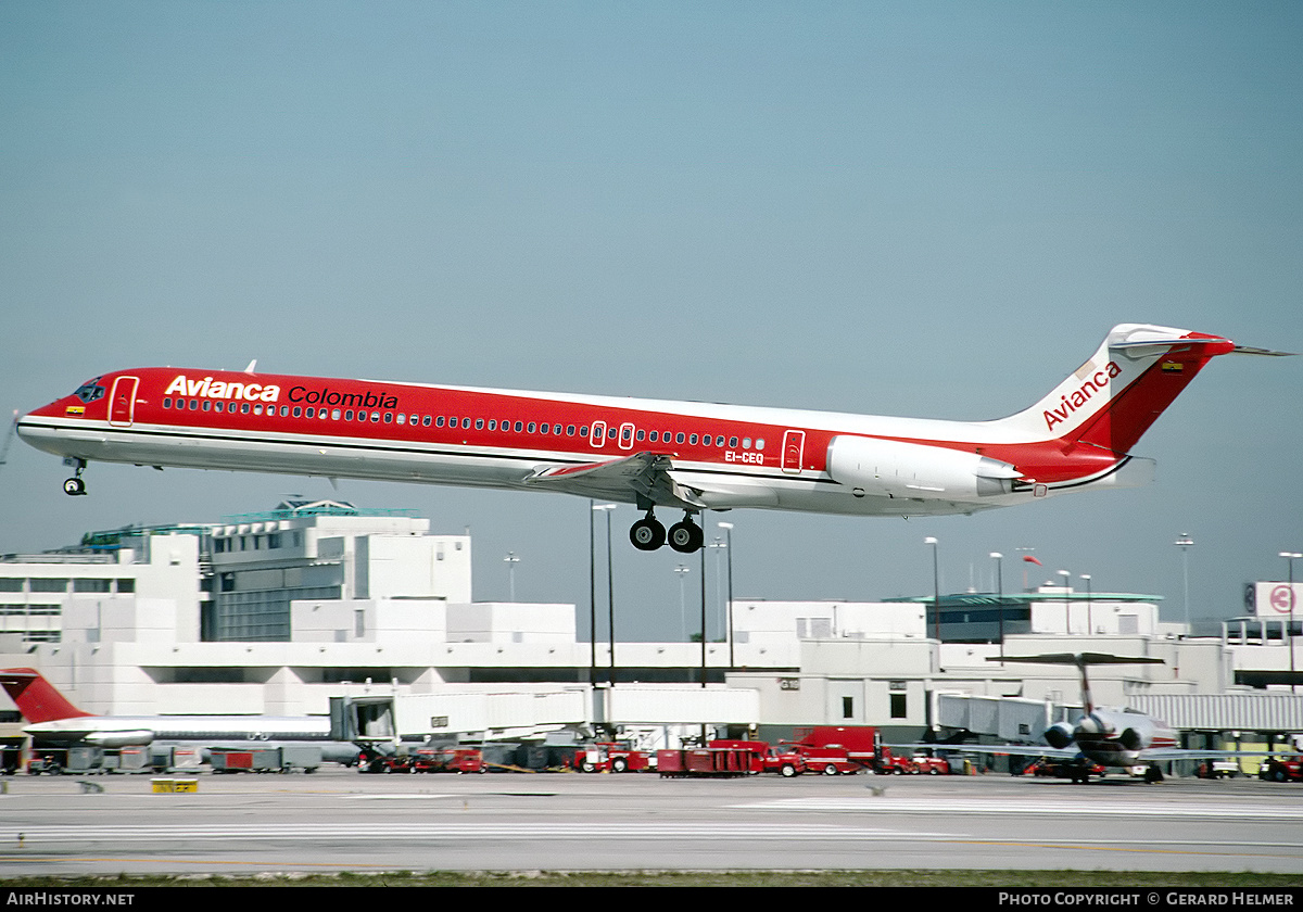 Aircraft Photo of EI-CEQ | McDonnell Douglas MD-83 (DC-9-83) | Avianca | AirHistory.net #157648