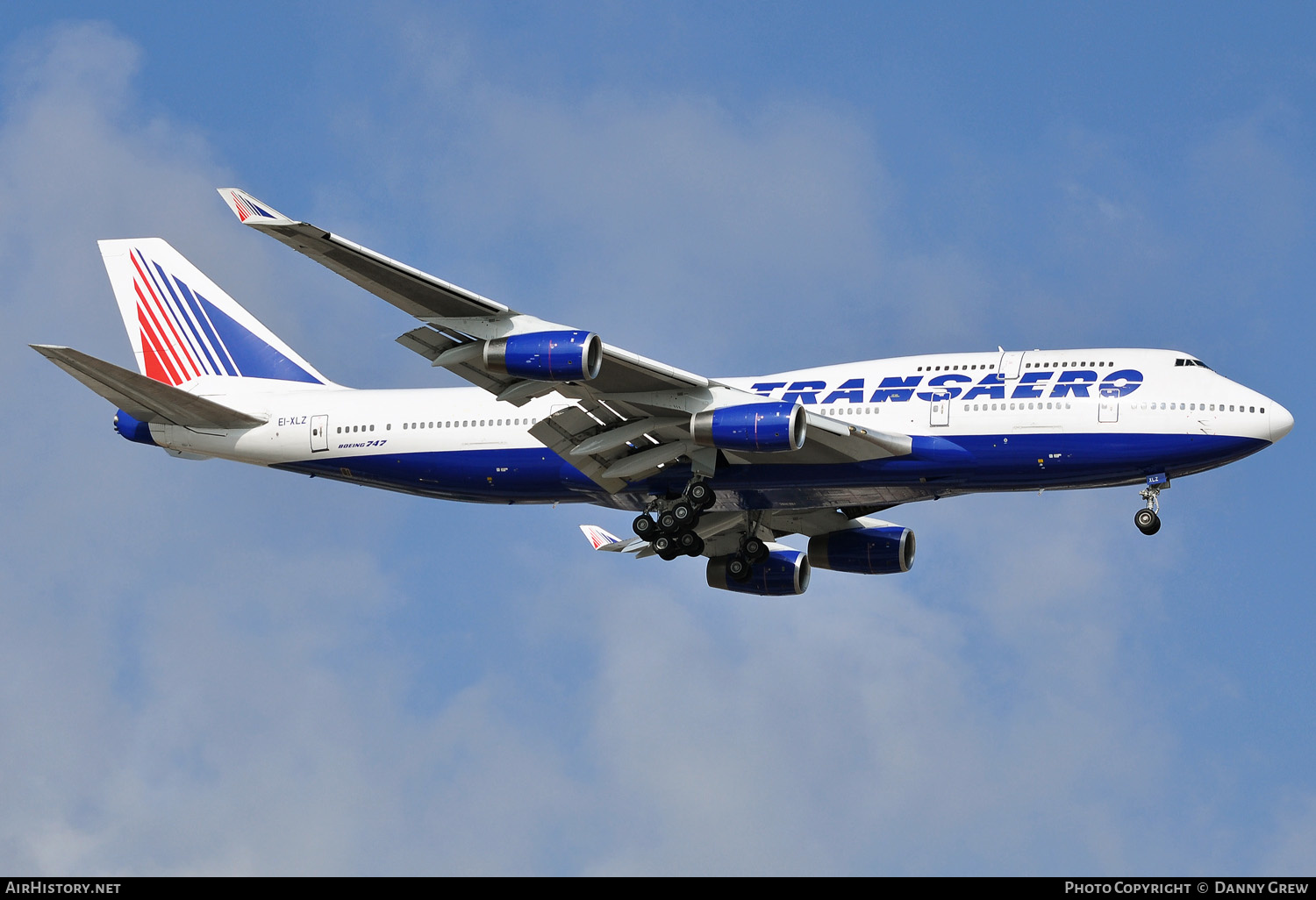 Aircraft Photo of EI-XLZ | Boeing 747-444 | Transaero Airlines | AirHistory.net #157677