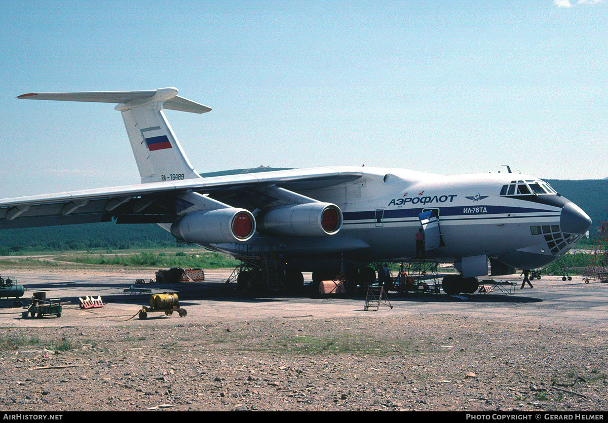 Aircraft Photo of RA-76489 | Ilyushin Il-76TD | Aeroflot | AirHistory.net #157679