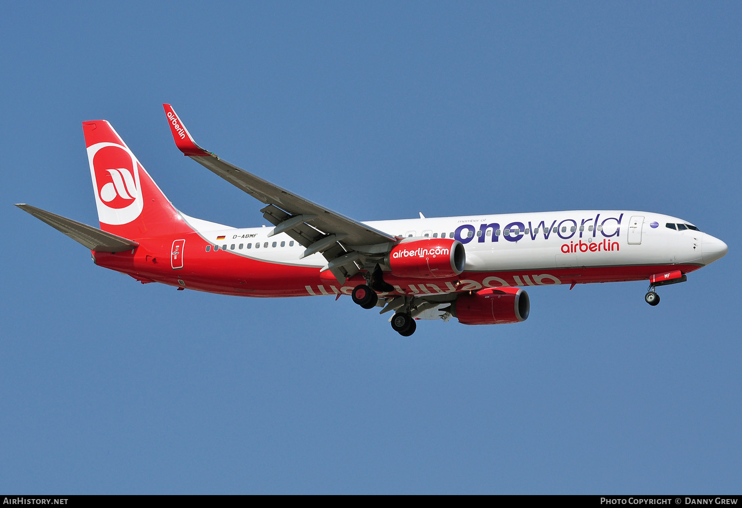 Aircraft Photo of D-ABMF | Boeing 737-86J | Air Berlin | AirHistory.net #157691