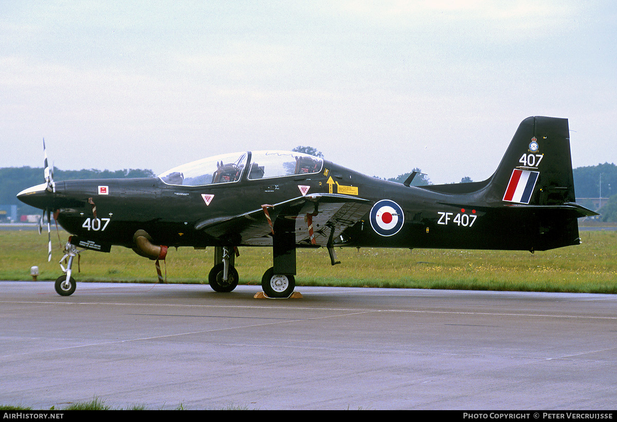 Aircraft Photo of ZF407 | Short S-312 Tucano T1 | UK - Air Force | AirHistory.net #157693