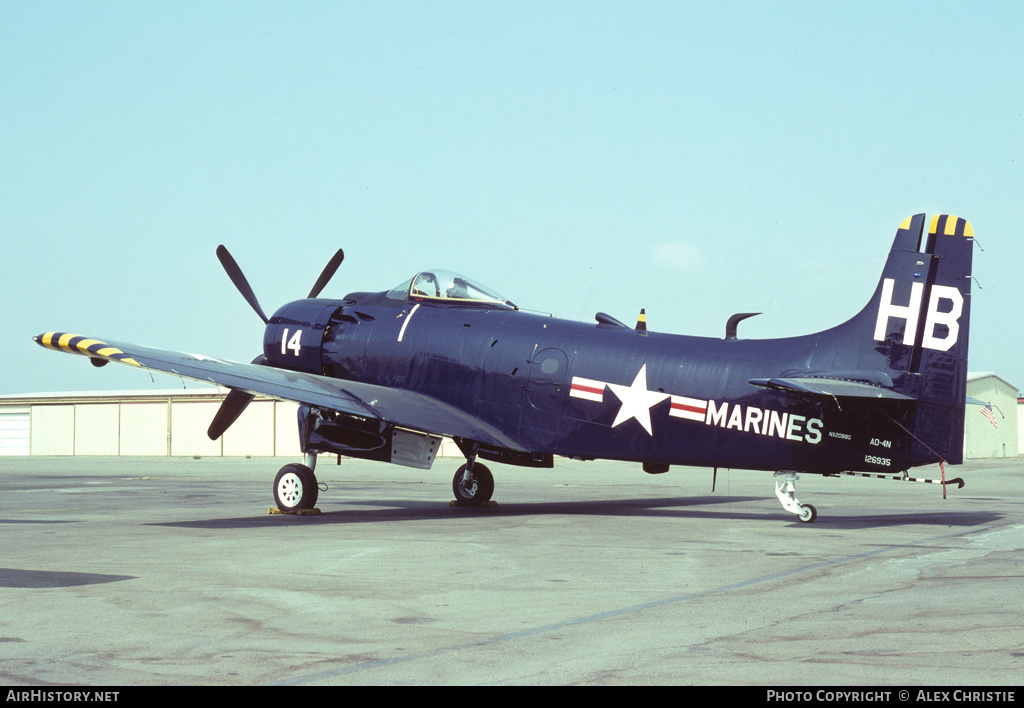 Aircraft Photo of N2088G / NX2088G / 126935 | Douglas A-1D Skyraider (AD-4NA) | USA - Marines | AirHistory.net #157695