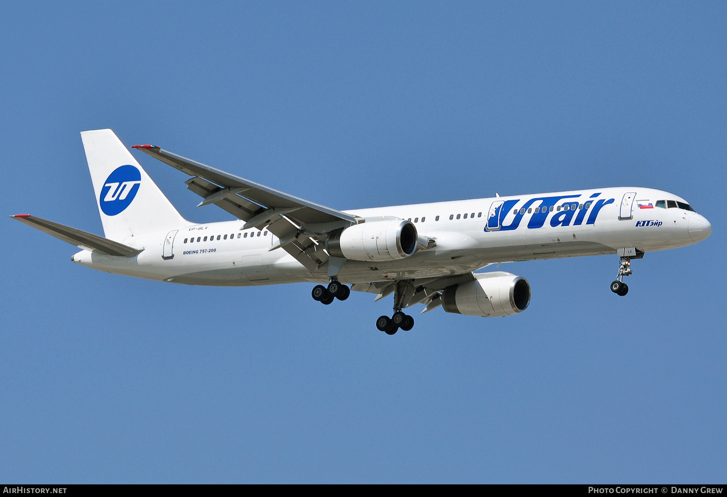 Aircraft Photo of VP-BLV | Boeing 757-28A | UTair | AirHistory.net #157700