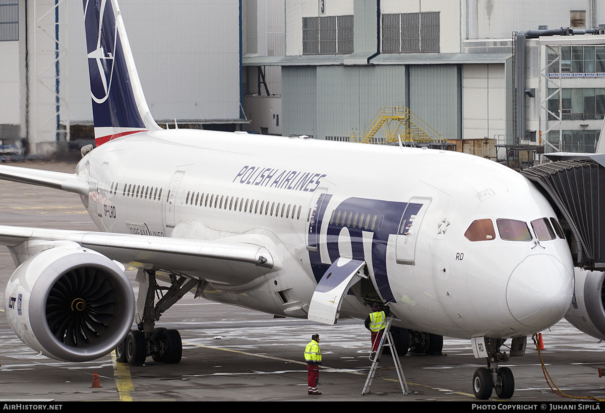 Aircraft Photo of SP-LRD | Boeing 787-8 Dreamliner | LOT Polish Airlines - Polskie Linie Lotnicze | AirHistory.net #157708