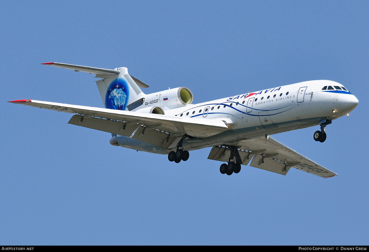 Aircraft Photo of RA-42432 | Yakovlev Yak-42D | Sar Avia - Saratov Airlines | AirHistory.net #157725