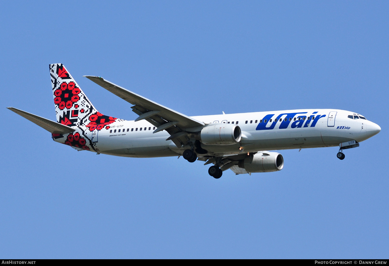 Aircraft Photo of UR-UTP | Boeing 737-8Q8 | UTair | AirHistory.net #157733