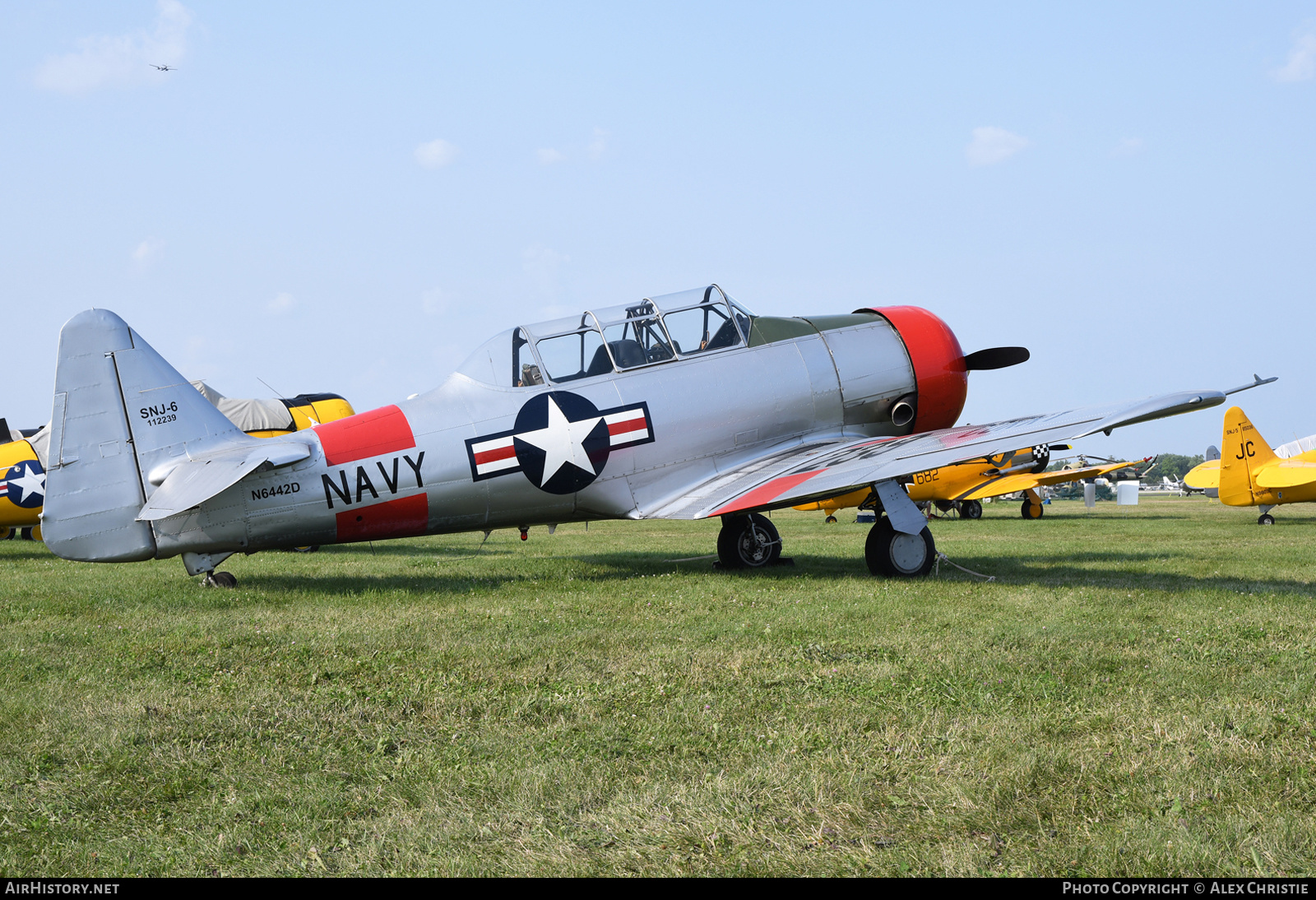 Aircraft Photo of N6442D / 112239 | North American SNJ-6 Texan | USA - Navy | AirHistory.net #157736