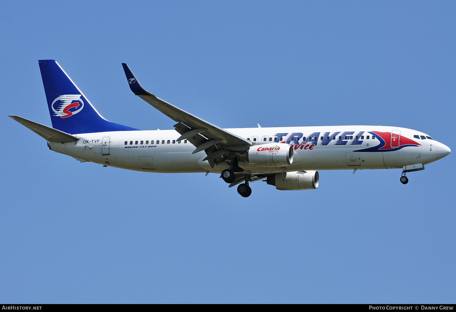 Aircraft Photo of OK-TVF | Boeing 737-8FH | Travel Service | AirHistory.net #157737