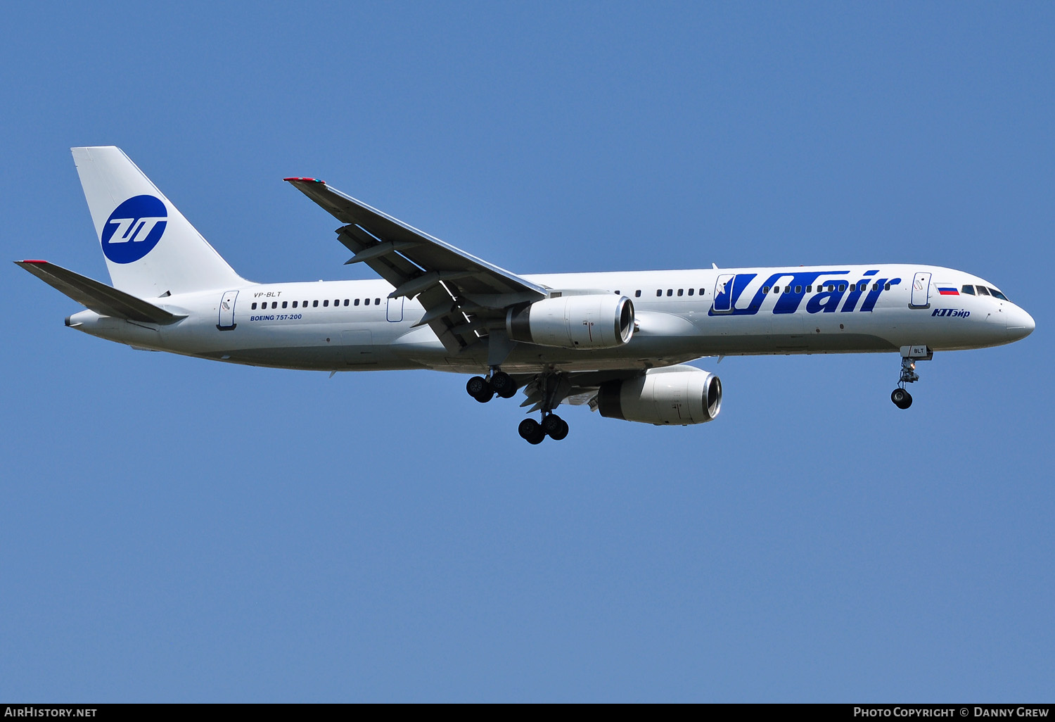 Aircraft Photo of VP-BLT | Boeing 757-28A | UTair | AirHistory.net #157739