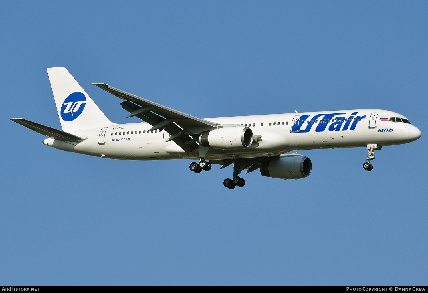 Aircraft Photo of VP-BAS | Boeing 757-28A | UTair | AirHistory.net #157793