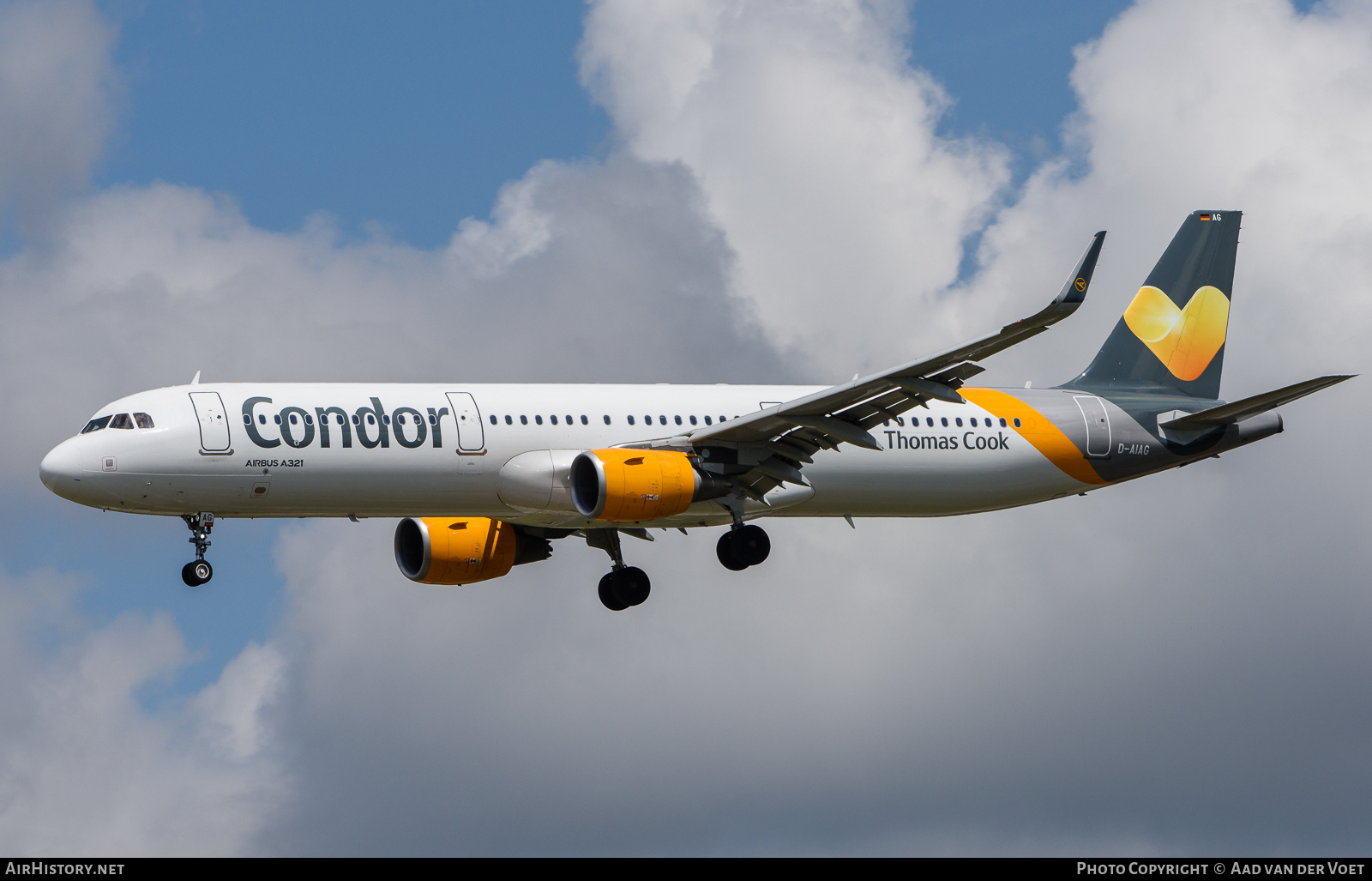 Aircraft Photo of D-AIAG | Airbus A321-211 | Condor Flugdienst | AirHistory.net #157798