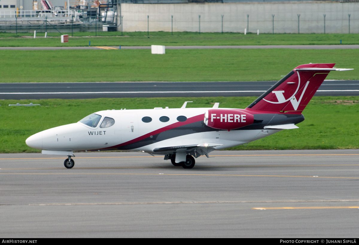 Aircraft Photo of F-HERE | Cessna 510 Citation Mustang | Wijet | AirHistory.net #157809
