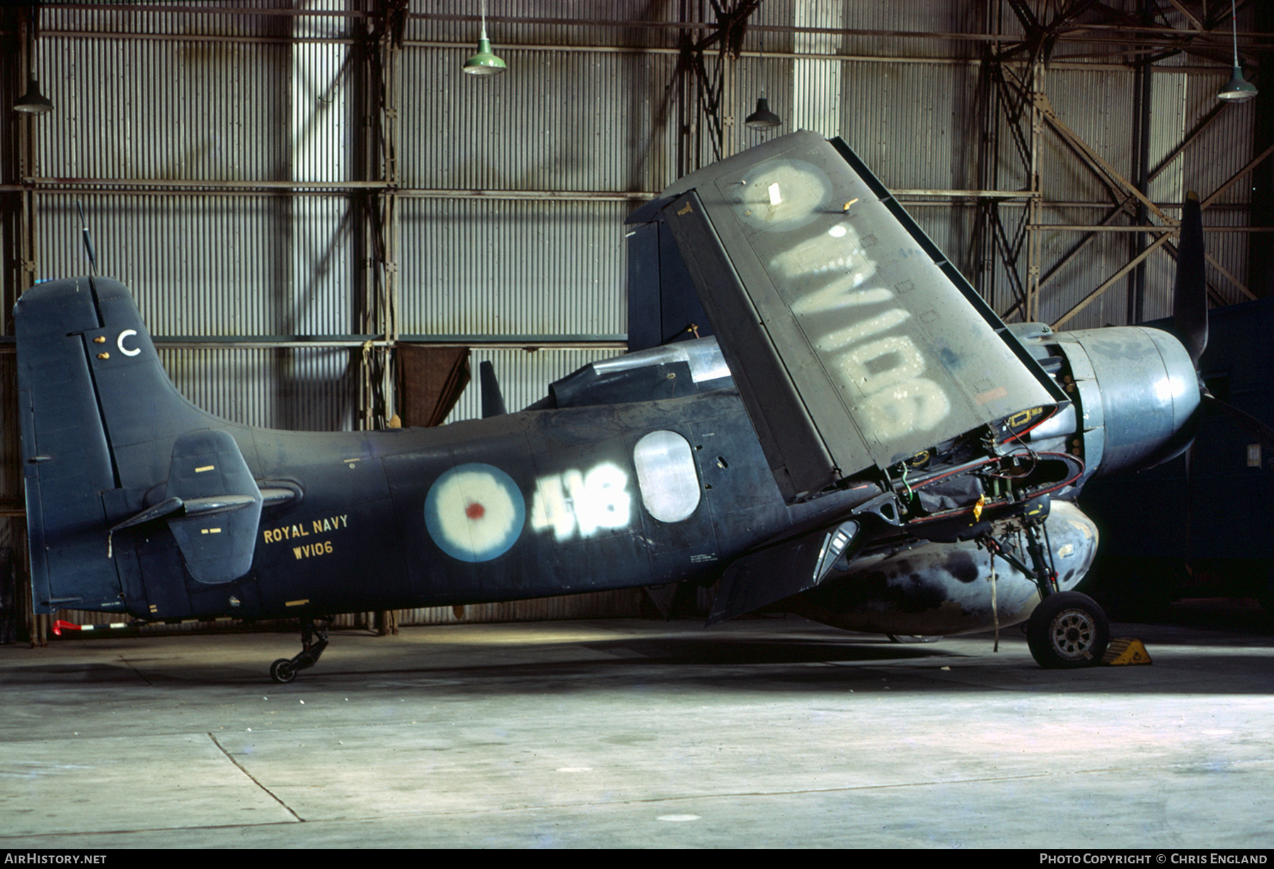 Aircraft Photo of WV106 | Douglas Skyraider AEW1 | UK - Navy | AirHistory.net #157832