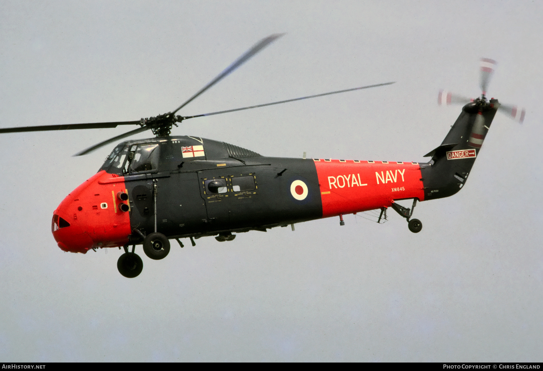 Aircraft Photo of XM845 | Westland WS-58 Wessex HAS.1 | UK - Navy | AirHistory.net #157833