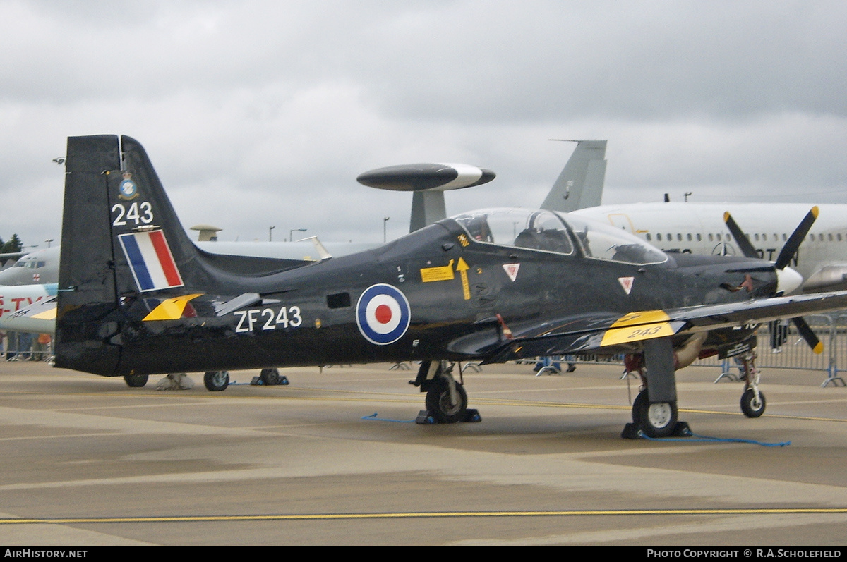 Aircraft Photo of ZF243 | Short S-312 Tucano T1 | UK - Air Force | AirHistory.net #157858
