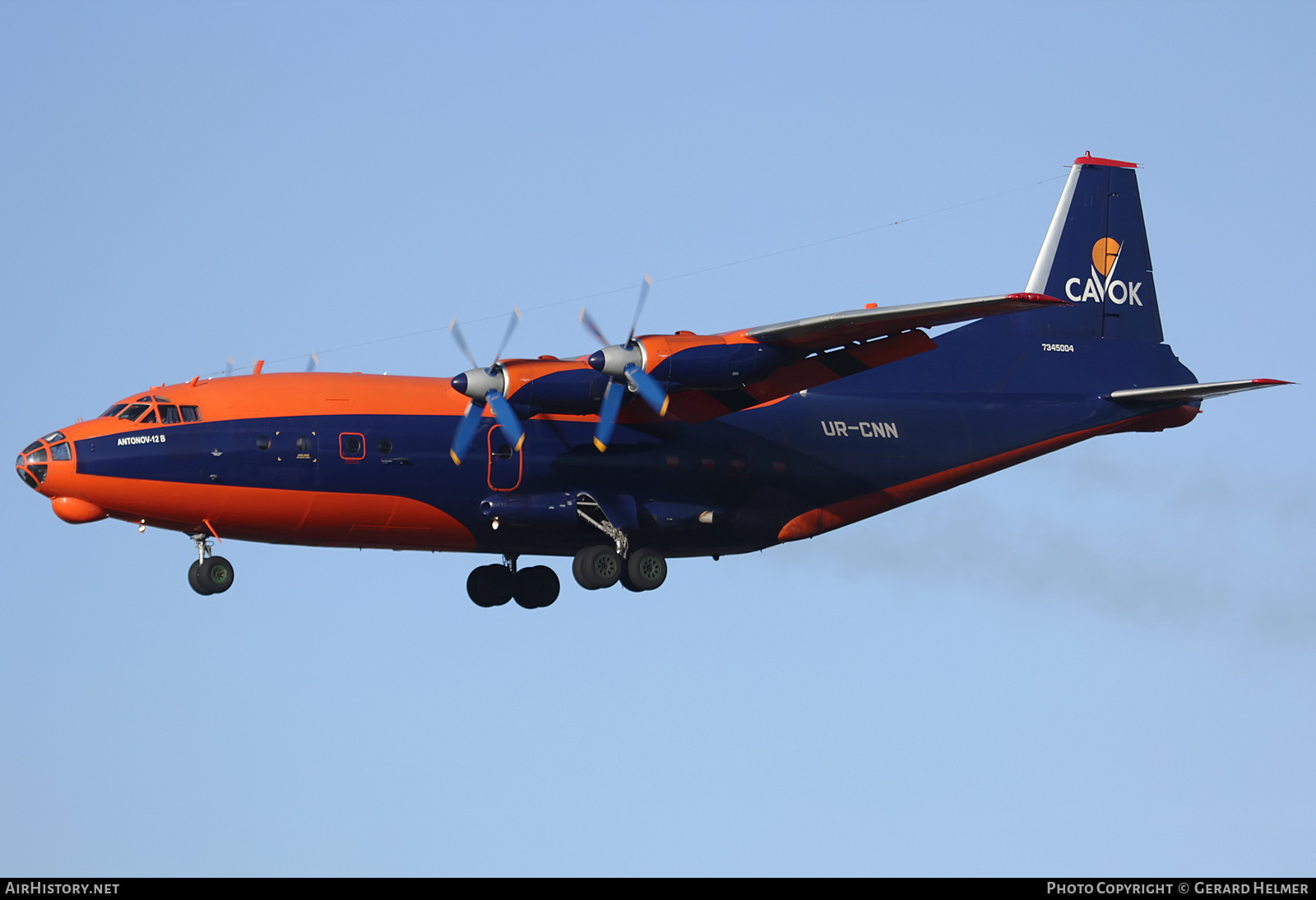 Aircraft Photo of UR-CNN | Antonov An-12B | Cavok Air | AirHistory.net #157874