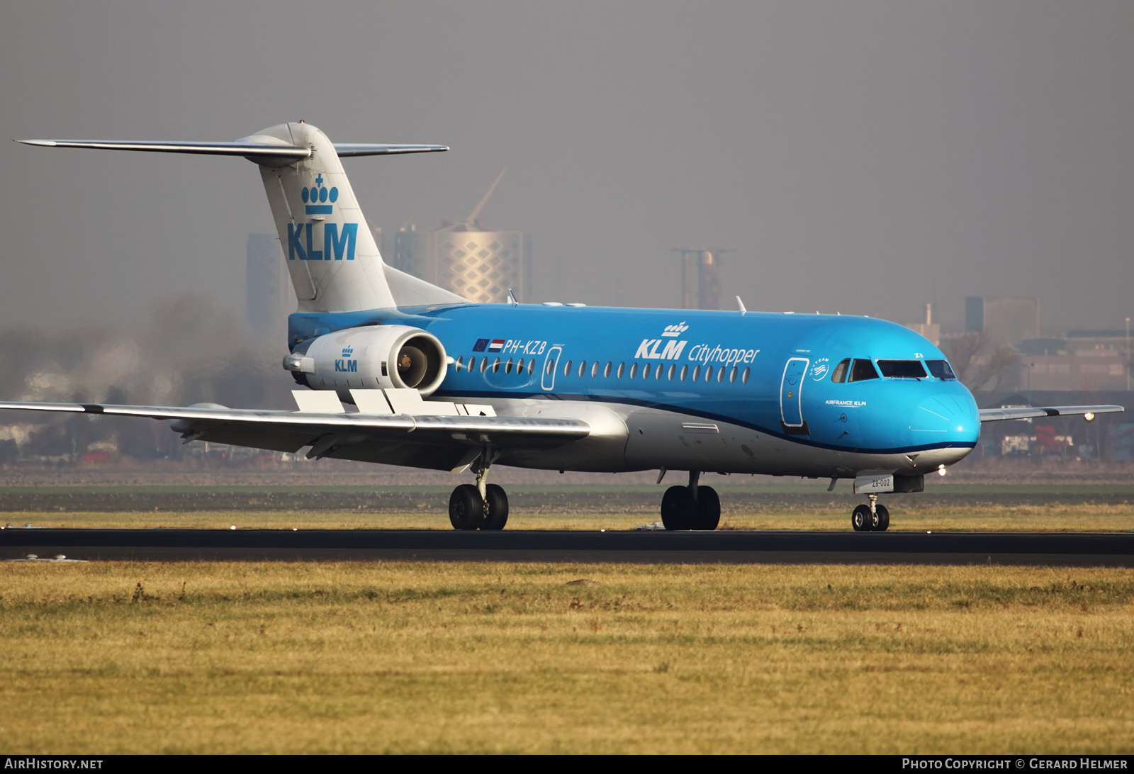 Aircraft Photo of PH-KZB | Fokker 70 (F28-0070) | KLM Cityhopper | AirHistory.net #157881