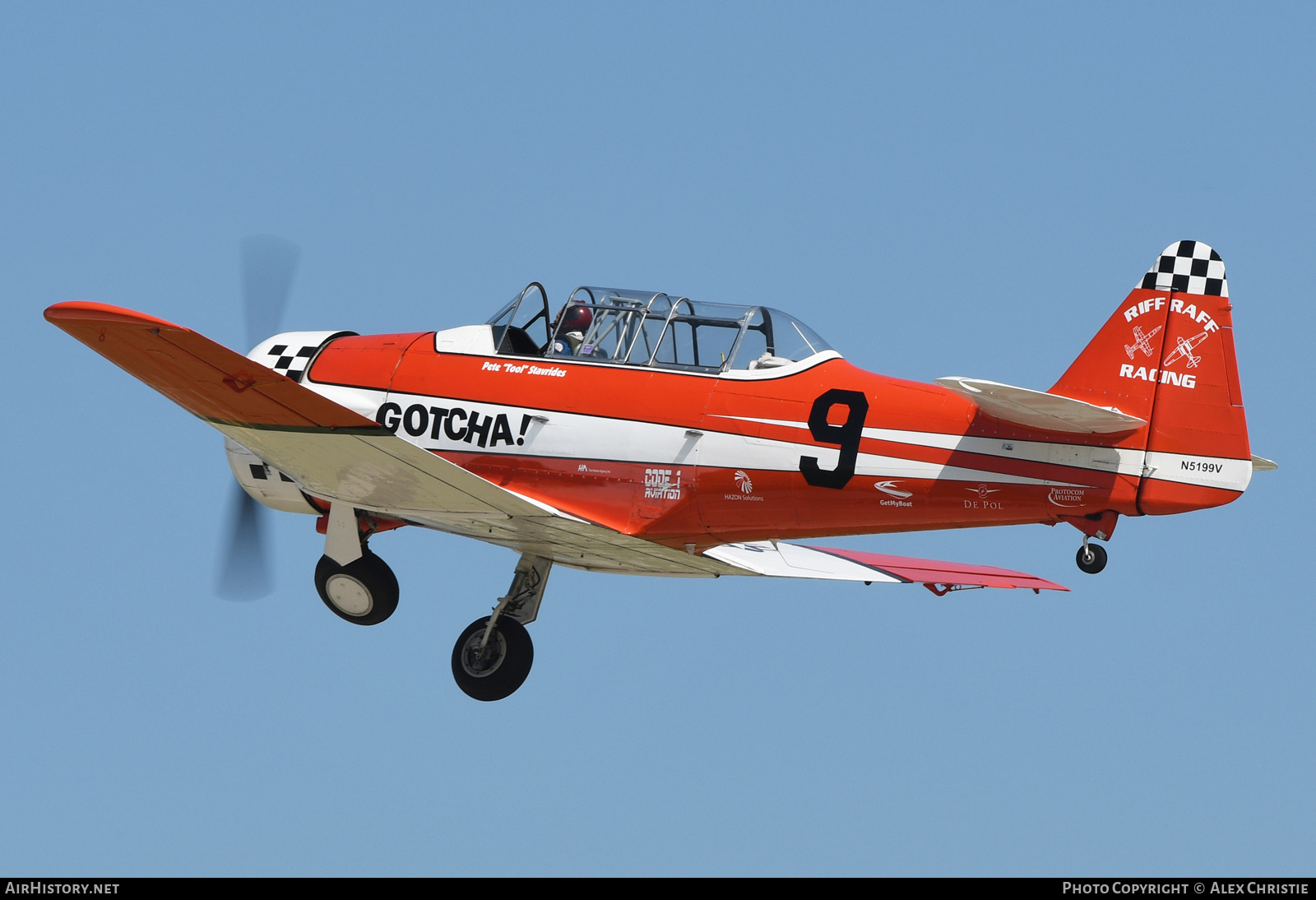 Aircraft Photo of N5199V | North American SNJ-5 Texan | Riff Raff Racing | AirHistory.net #157887