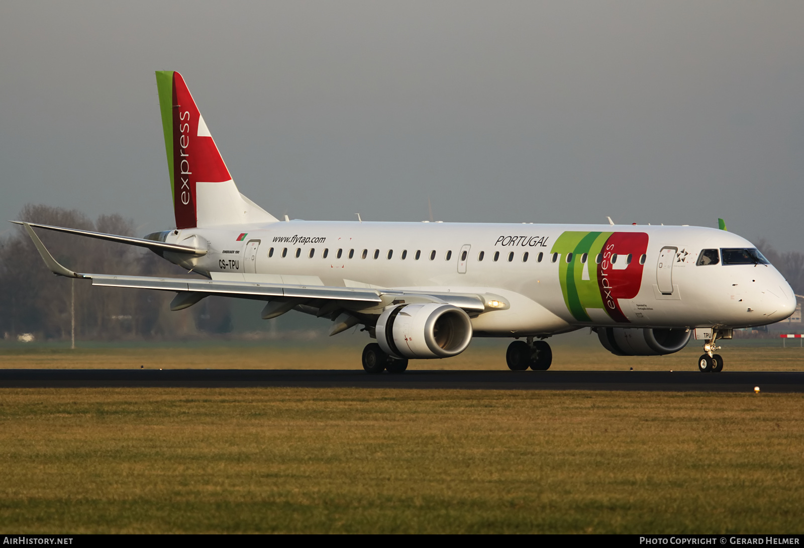 Aircraft Photo of CS-TPU | Embraer 190LR (ERJ-190-100LR) | TAP Portugal Express | AirHistory.net #157888