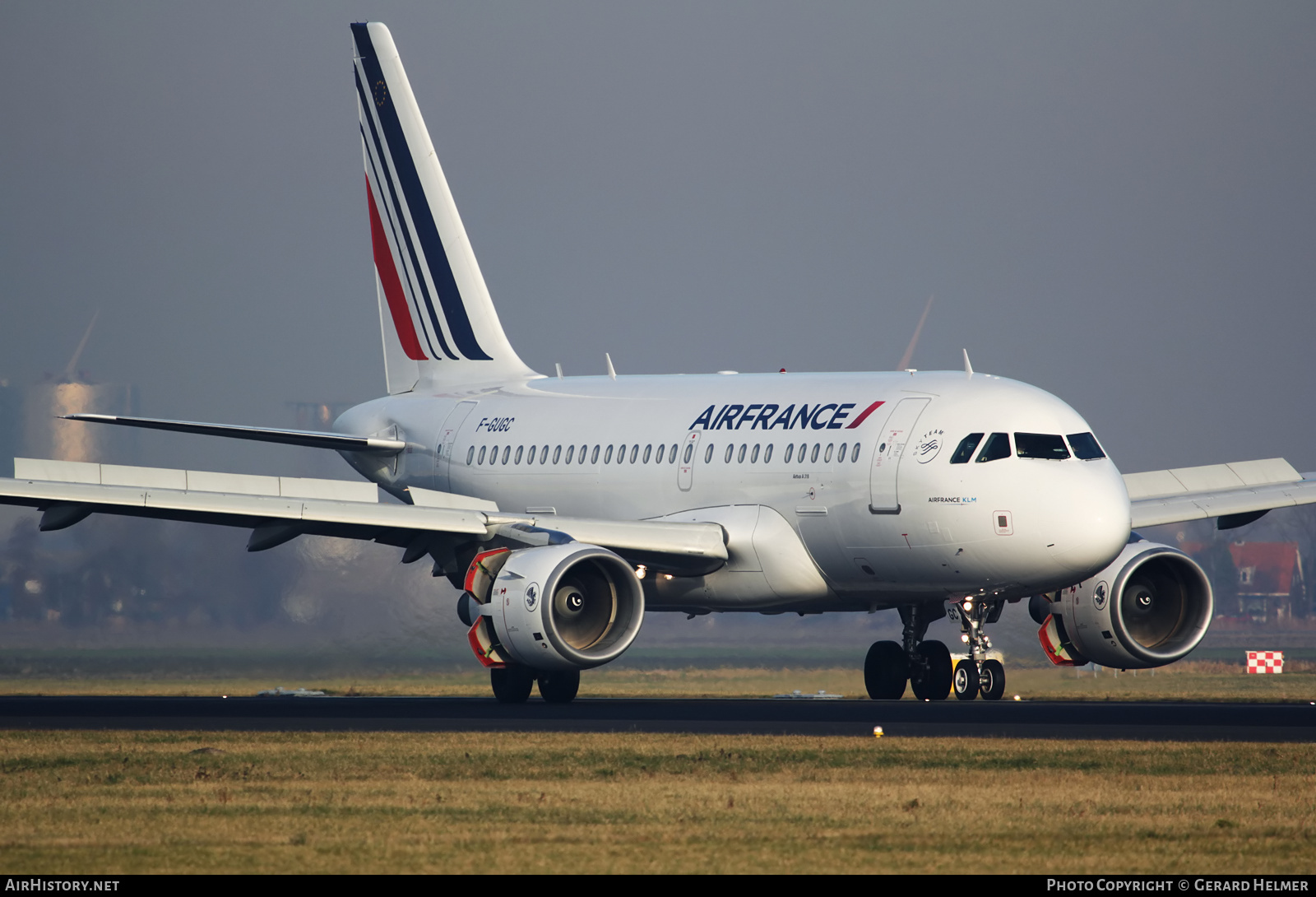 Aircraft Photo of F-GUGC | Airbus A318-111 | Air France | AirHistory.net #157901