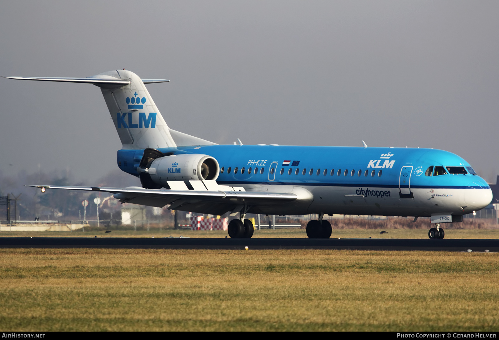 Aircraft Photo of PH-KZE | Fokker 70 (F28-0070) | KLM Cityhopper | AirHistory.net #157911