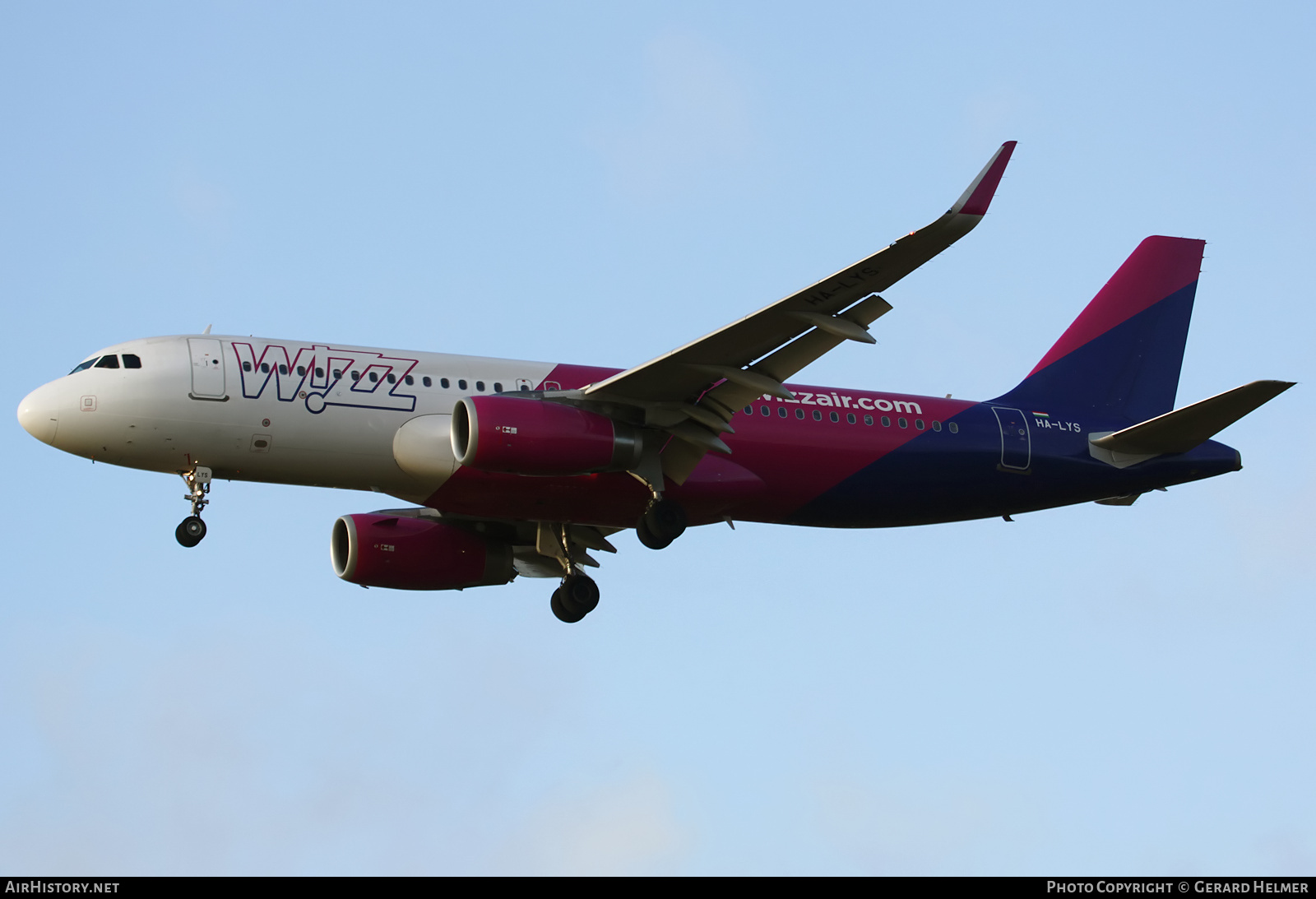 Aircraft Photo of HA-LYS | Airbus A320-232 | Wizz Air | AirHistory.net #157921