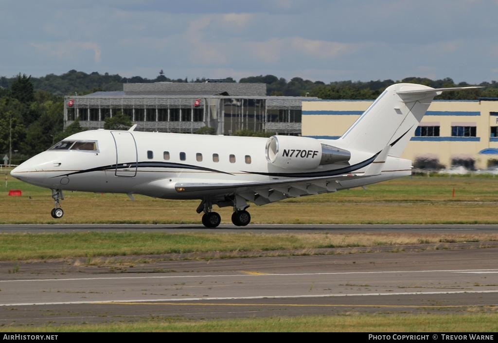 Aircraft Photo of N770FF | Bombardier Challenger 604 (CL-600-2B16) | AirHistory.net #157943
