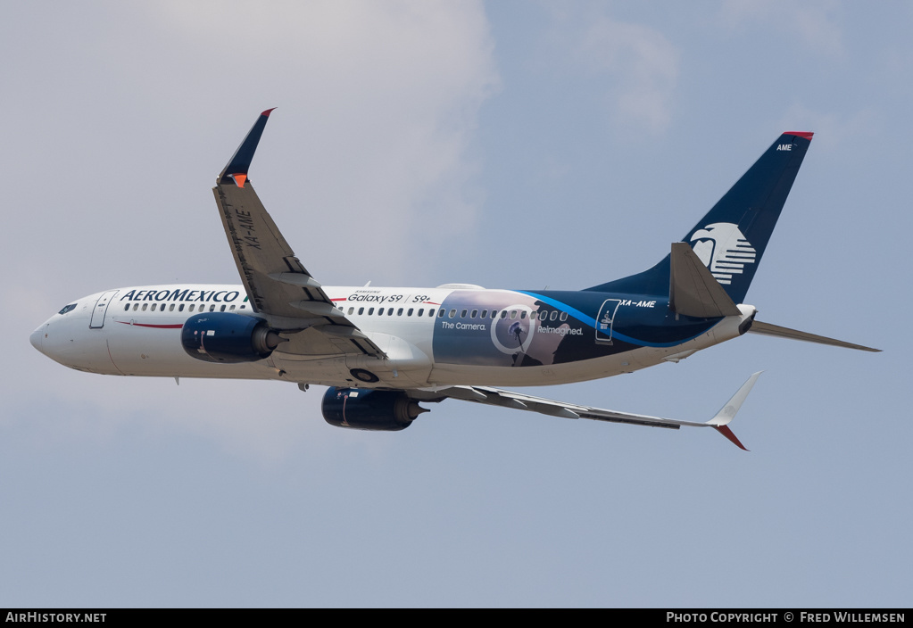 Aircraft Photo of XA-AME | Boeing 737-852 | AeroMéxico | AirHistory.net #157958