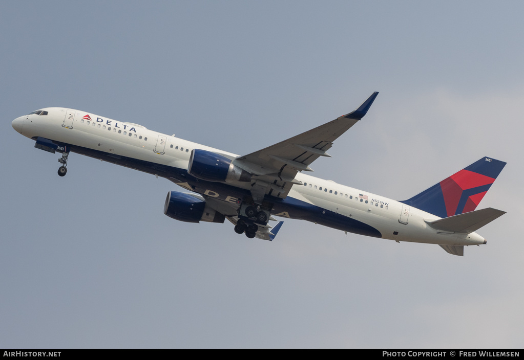 Aircraft Photo of N551NW | Boeing 757-251 | Delta Air Lines | AirHistory.net #157961