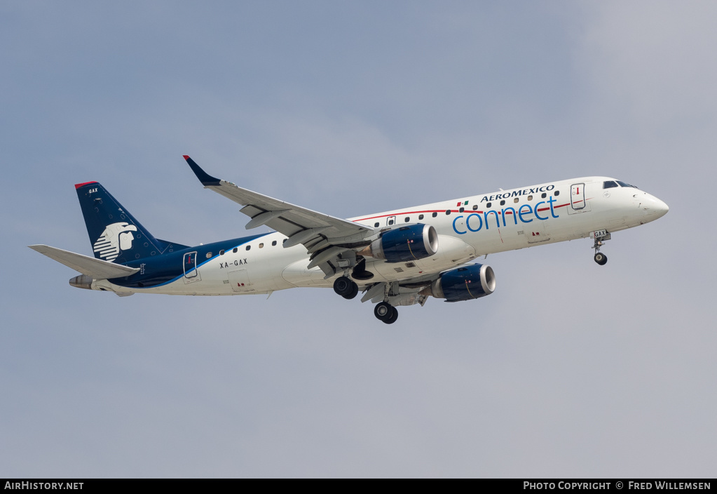 Aircraft Photo of XA-GAX | Embraer 190AR (ERJ-190-100IGW) | AeroMéxico Connect | AirHistory.net #157974