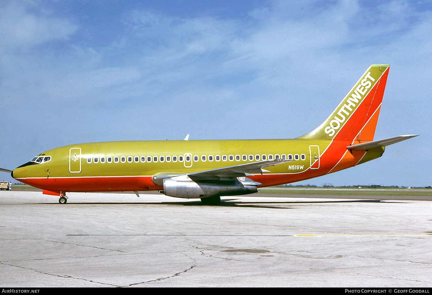 Aircraft Photo of N51SW | Boeing 737-2H4 | Southwest Airlines | AirHistory.net #157986