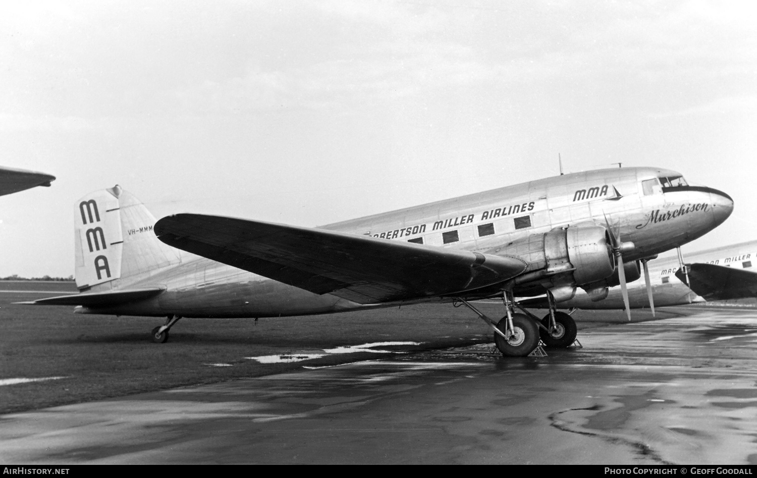 Aircraft Photo of VH-MMM | Douglas DC-3(C) | MacRobertson Miller Airlines - MMA | AirHistory.net #157987