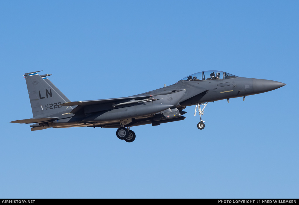 Aircraft Photo of 97-0222 / AF97-222 | Boeing F-15E Strike Eagle | USA - Air Force | AirHistory.net #157989