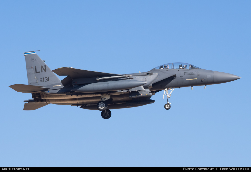 Aircraft Photo of 98-0131 / AF98-131 | Boeing F-15E Strike Eagle | USA - Air Force | AirHistory.net #157997