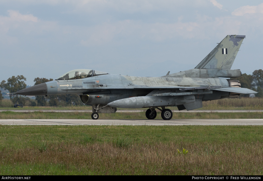 Aircraft Photo of 112 | General Dynamics F-16C Fighting Falcon | Greece - Air Force | AirHistory.net #158037