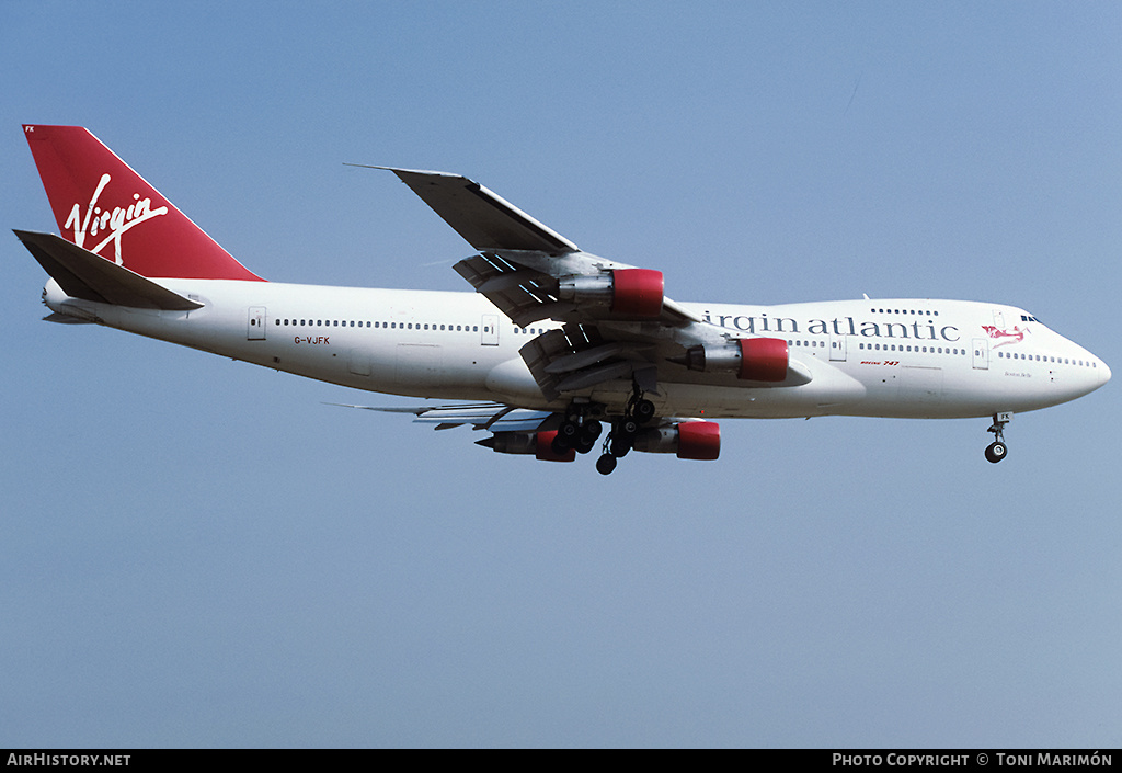 Aircraft Photo of G-VJFK | Boeing 747-238B | Virgin Atlantic Airways | AirHistory.net #158062