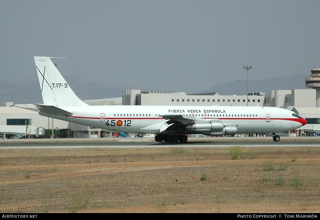 Aircraft Photo of T.17-3 | Boeing 707-368C(KC) | Spain - Air Force | AirHistory.net #158080