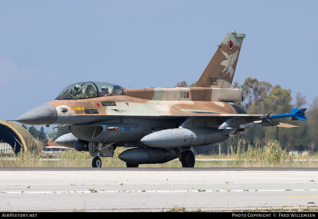 Aircraft Photo of 055 | General Dynamics F-16D Barak | Israel - Air Force | AirHistory.net #158122