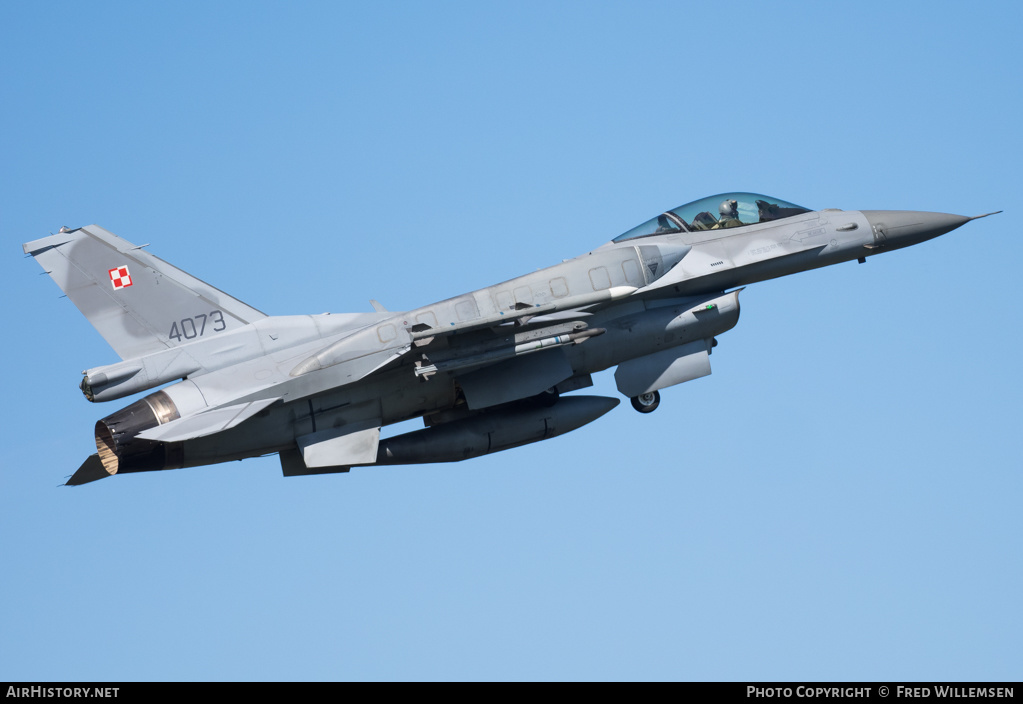 Aircraft Photo of 4073 | General Dynamics F-16C Fighting Falcon | Poland - Air Force | AirHistory.net #158134