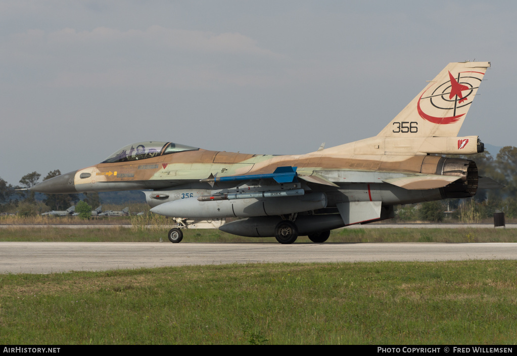Aircraft Photo of 356 | General Dynamics F-16C Barak | Israel - Air Force | AirHistory.net #158139