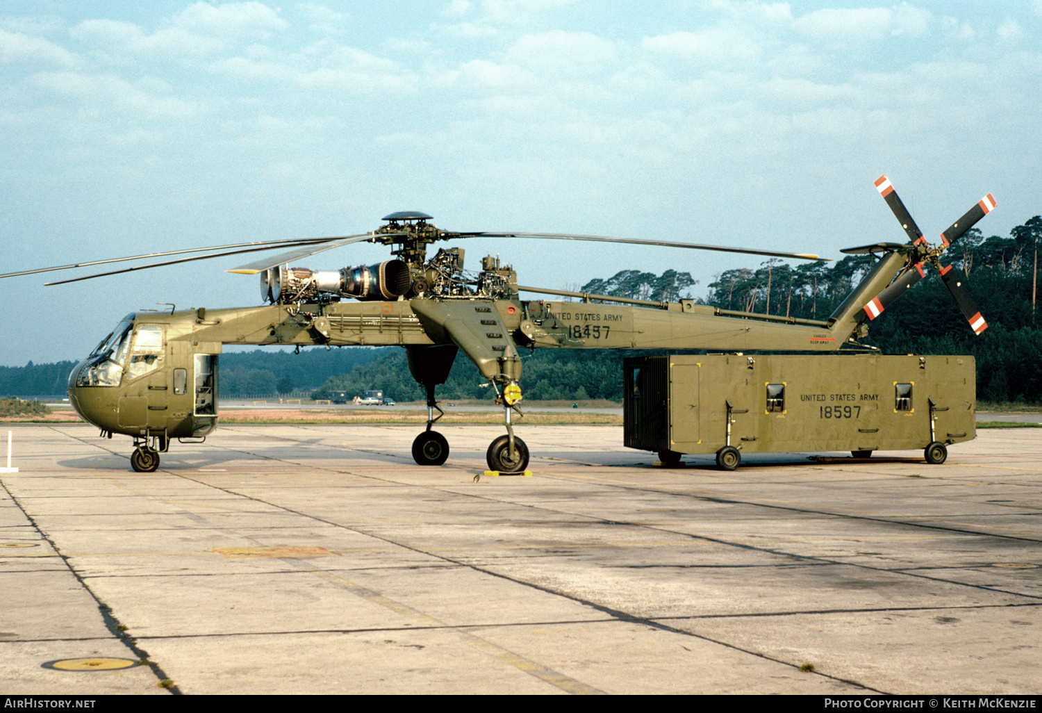 Aircraft Photo of 68-18457 / 18457 | Sikorsky CH-54A Tarhe (S-64A) | USA - Army | AirHistory.net #158157